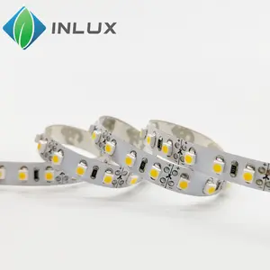 Inlux tira de luzes de led, alimentada a energia solar, 5mm de largura, 3528, 2835, digital, à prova d' água, flexível, iluminação de fita