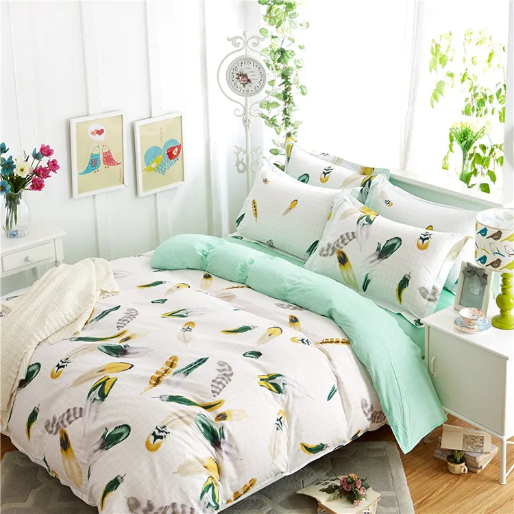 Printed 100% Cotton Luxury Soft Bedding Set Kids Bedding Duvet Cover Pillowcases Best Bedding
