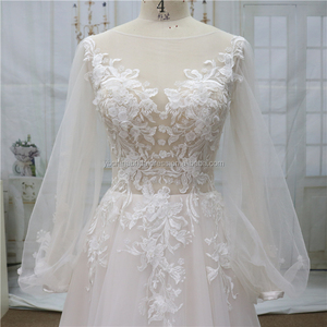 Vestido de novia de manga larga, traje bonito del Príncipe, de marie sirne - Product Image 2