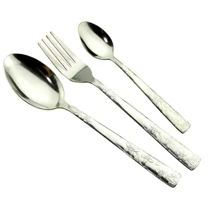 A cinque foglia di Fiore Regalo di Promozione Alla Moda di Spessore Cucchiaio In Acciaio Inox Cucchiaio Set B036