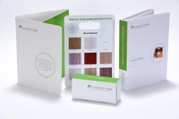 Swatch muestra Binder de madera/muestra de la tela Binder muestra libro fabricante