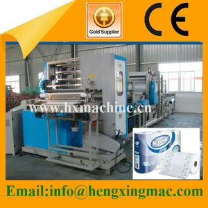 HX-SJ1575 completo- automática rebobinado y perforada de papel higiénico y toallas de cocina de la máquina máquina de papel toal - Product Image 1