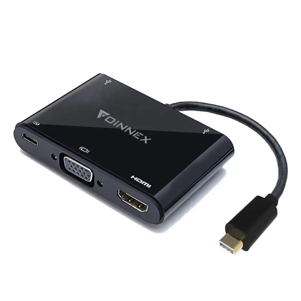 도매 판매 5 in 1 USB C에서 HDMI/VGA USB 3.0 허브 범용 유형 C 어댑터 유형 C 허브