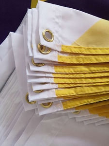 Nouveau Produit Haute Qualité Meilleur <span class=keywords><strong>Prix</strong></span> Usine Fourniture Directe Vente Chaude Campagne de Sublimation Drapeau Tunisien Personnalisé - Product Image 4