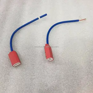 High quality H1 H3 female ceramic Socket Adapter with wire Light Socket Headlight adapter Connector Wire Harness