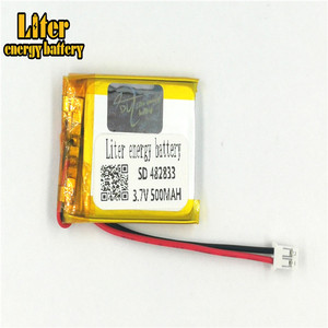 Plug <span class=keywords><strong>2</strong></span>.0-<span class=keywords><strong>2</strong></span> P 3.7 V 482833 mah 500 lithium polymer lipo rechargeable battery li ion Solar lithium battery with PCM - Product Image 2