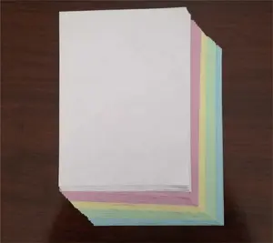 Бумага для печати без углерода NCR, синее/черное изображение на листах