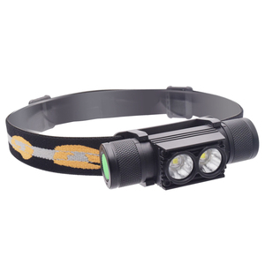 ไฟฉายคาดหัว Led 5000 18650,ไฟฉายคาดศีรษะ Lumen แบบชาร์จไฟได้ T6ไฟฉายคาดศีรษะ + ไฟหน้า COB 2ดวงไฟหน้าแบตเตอรี่18650 - Product Image 2