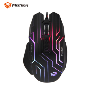 Meetion Chuột chơi game 6D vui nhộn Gm22 cho máy tính DPI quang học có dây 1.8m phần mềm Laser USB chống nước định hướng tay phải Nhật Bản - Product Image 6