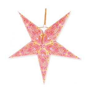 卸売カラフルなペーパースターランタン輸入クリスマスペーパースターオーナメント - Product Image 3
