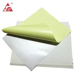 Self Adhesive Labels Sticker glossy mirror coated paper in roll