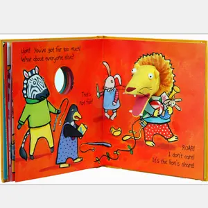 Libro romocional para colorear para bebé y niño pequeño, nuevo diseño, libro <span class=keywords><strong>de</strong></span> marionetas - Product Image 1
