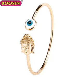 Evil Eye Handmade DIY Stretch Bracelet Bangles Gold Bangles Jewellery