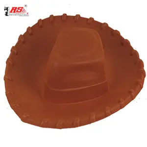 ทั้งหมดสีน้ำตาล Western เครื่องแต่งกายสไตล์หมวก EVA นุ่มชายและหญิงคอสเพลย์ Custom Party อุปกรณ์เสริมคาวบอยหมวกโฟม - Product Image 1