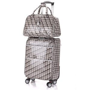 Ensemble <span class=keywords><strong>de</strong></span> <span class=keywords><strong>2</strong></span> <span class=keywords><strong>valises</strong></span> <span class=keywords><strong>cabine</strong></span> américaines en PVC, petites <span class=keywords><strong>valises</strong></span> à roulettes - Product Image 1