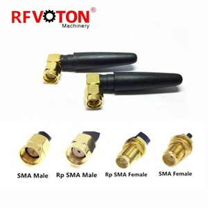 900-1800 MHz WiFi terminal GSM Antena de goma 3dBi externa rechoncho goma con SMA male R/A - Product Image 4