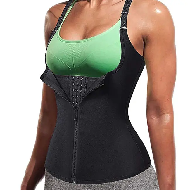 Vrouwen Taille Trainer Corset Vest Staal Uitgebeend Tummy Controle Neopreen Body Shaper Met Verstelbare Bandjes