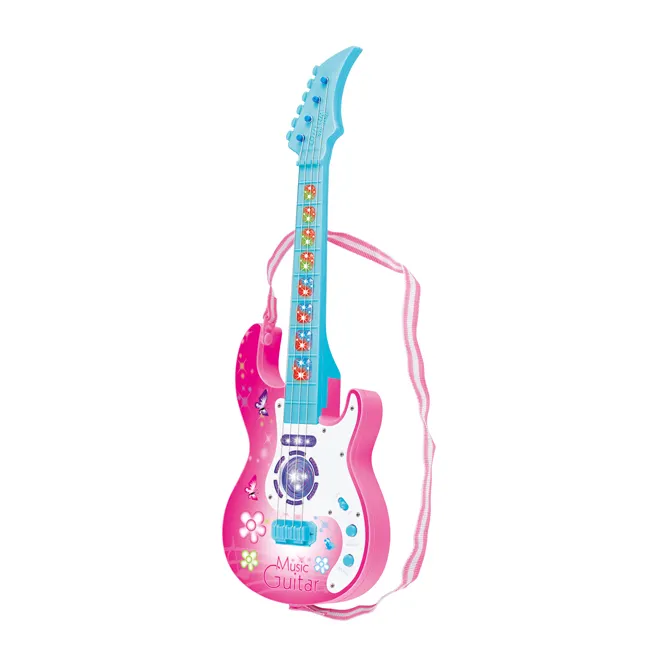 Christmas gifts early learning toy rock and roll music guitar with light and music HC413559