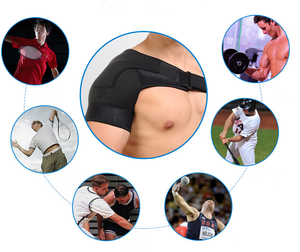 Đai hỗ trợ vai bằng chất liệu neoprene thoáng khí, có thể điều chỉnh, giúp bảo vệ và phục hồi vai - Product Image 2