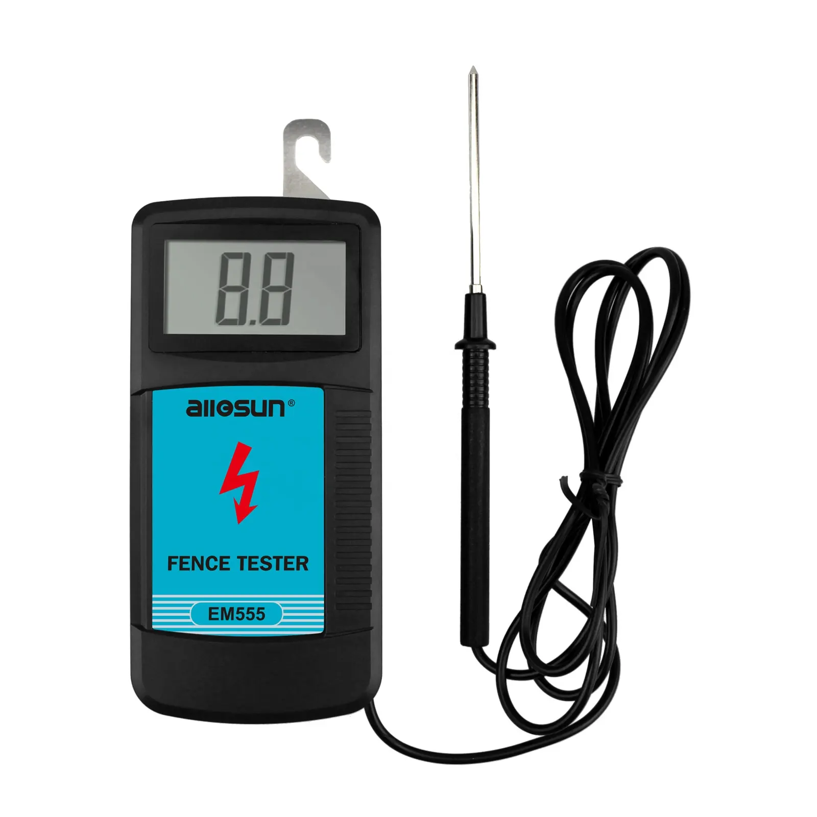 All-sun EM555 Fence tester Electric fence voltage tester 0.03W fence controllers measurement 300V to 9900V pulse voltage