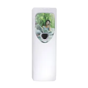 Distributeur mural automatique de parfum liquide en bouteille en plastique rechargeable désodorisant pour toilette pulvérisateur pour lieu public