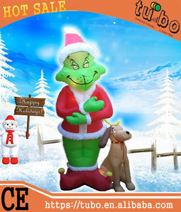 Hot Sale <strong>Inflatable</strong> <strong>Grinch</strong> with Led Light for Christmas - Product Image 3