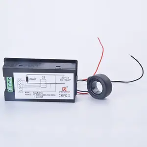 Светодиодный дисплей Цифровой Вольт Ампер метр цифровой вольтметр Амперметр постоянного тока с трансформатором AC60-300V 0-100A Панель Напряжение измеритель тока