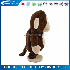 Eléctrica 15 cm cantando peluche al por mayor caminar mono de peluche de juguete - Product Image 5