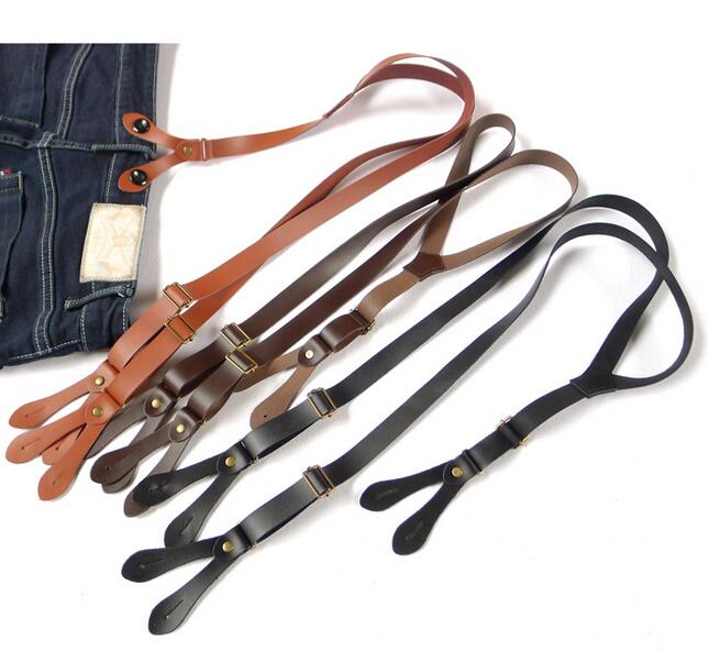 Ручной ремешок из натуральной кожи модные подтяжки для женщин для вечеринки платье с подтяжками подтяжки