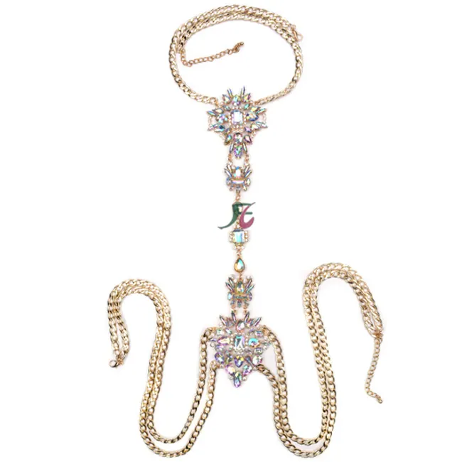 Grosir Perhiasan Badan Model Produsen Seksi Pinggang Perut Rantai Tubuh Perhiasan Tubuh Rantai