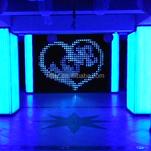 Nouvelle technologie pour rideau vidéo RGB 3 en 1 pleine couleur P5CM Vision Cloth Curtain, support DMX, éclairage vidéo mural pour scène, tissu LED pour DJ - Product Image 3