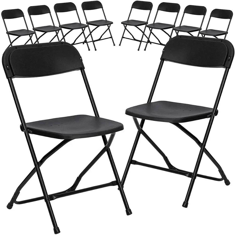 משלוח מדגם מפעל זול מחיר מסחרי Stackable משמש מתכת מתקפל כיסאות לאירוע מסיבת בית משרד ריהוט