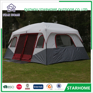 Kaynak fabrika ucuz <span class=keywords><strong>8</strong></span> -12 kişi büyük lüks kamp çift katmanlı 4 sezon su geçirmez kabin açık çadır - Product Image 3