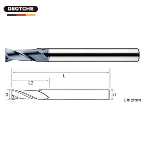 Carburo de alta calidad <span class=keywords><strong>normal</strong></span> <span class=keywords><strong>flauta</strong></span> larga 2 flautas cuadrado Molino de extremo plano - Product Image 1