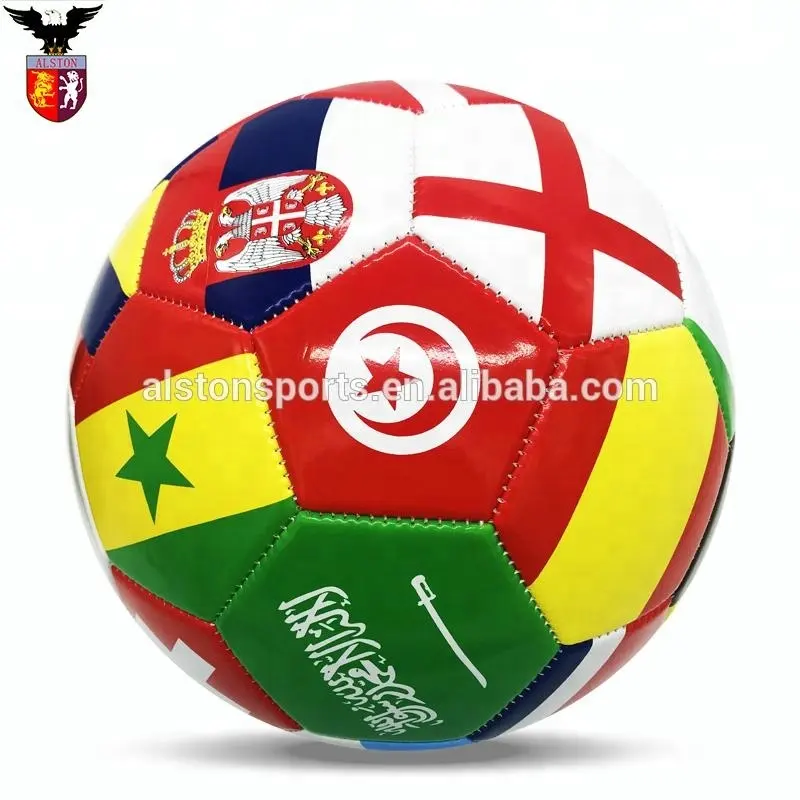 Balls Soccer Football 2018 World Cup Flags Football Hot Selling Soccer Ball Custom Football