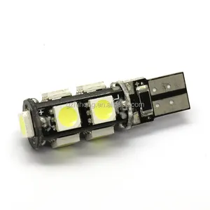 10 led T10 5050 9smd 12V, feux automobiles sans erreur, canbus