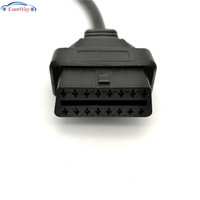 OBD2 OBD Extension Cable 16Pin Male Port to Dual 16-Pin Female Spliter Cable Car ECU Connector Adapter