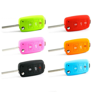 Vỏ Chìa Khóa Thông Minh <span class=keywords><strong>Fob</strong></span> Không Cần Chìa Khóa Bảo Vệ Tái Sử Dụng Silicone Chìa Khóa Xe Từ Xa - Product Image 4