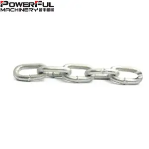 2-13ミリメートルGalvanized Zinc Plated Welded Din5685AショートMetal Link Chain