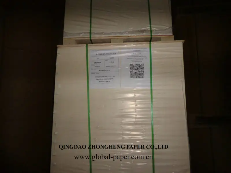 भारी पुस्तक कागज 60-80 जीएसएम क़िंगदाओ जेड और एच पेपर कंपनी लिमिटेड