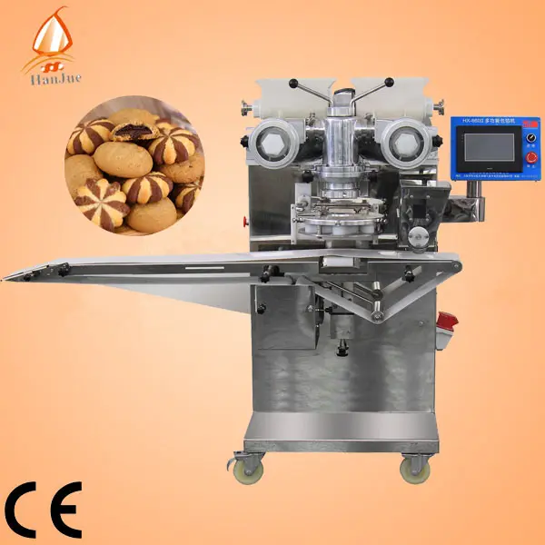 स्वचालित भरा कुकीज़ निर्माता भरा कुकीज़ Encrusting मशीन