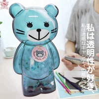 Tirelire en plastique en forme d'animal (chat, grenouille, ours) pour enfants et adultes