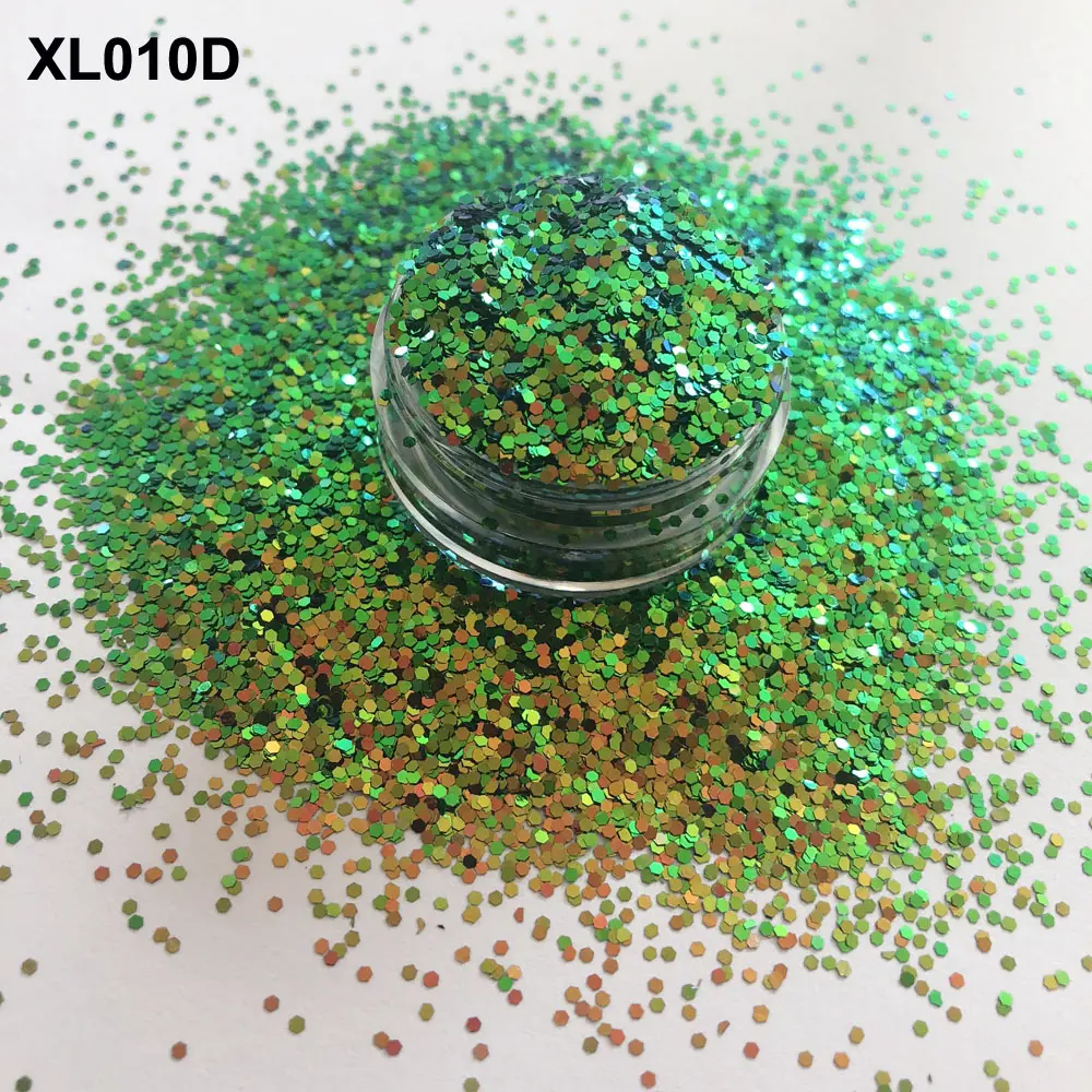 Hot Selling change color chunky holographic glitter 1kg, bulk color shifting glitter powder for body decoration