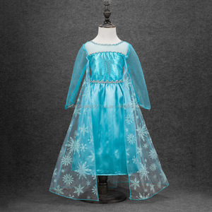 Muchachas <span class=keywords><strong>de</strong></span> los niños Vestidos vestido <span class=keywords><strong>de</strong></span> traje <span class=keywords><strong>de</strong></span> La Princesa <span class=keywords><strong>Anna</strong></span> <span class=keywords><strong>Elsa</strong></span> Congelado 2016 - Product Image 5