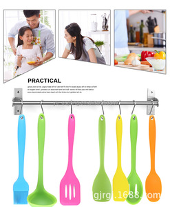Multi-Couleur Résistant À La Chaleur Silicone Cuisine Ustensile de Cuisine <span class=keywords><strong>Bbq</strong></span> - Product Image 4