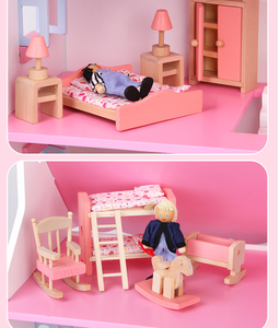1/12 échelle bricolage enfants <span class=keywords><strong>meubles</strong></span> miniatures en bois pour maison de poupée jouets éducatifs pour les filles - Product Image 6