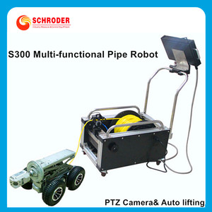 Robot de Inspección de Tuberías Multifuncional con PTZ Automático, <span class=keywords><strong>Singa</strong></span> S300, Control Remoto, Equipo de Cámara de Inspección de Alcantarillado CCTV - Product Image 3