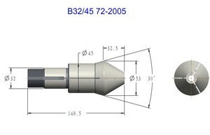 Collet en acier grand format <span class=keywords><strong>Schaublin</strong></span> B32/B45 - Product Image 2