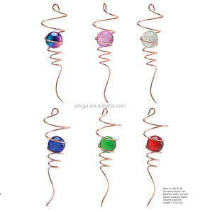 3D Koperen Spiraal staart-Roze bal voor opknoping <span class=keywords><strong>wind</strong></span> spinner - Product Image 2