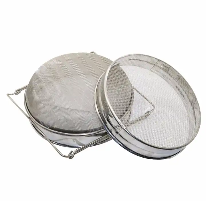 stainless steel double honey filter